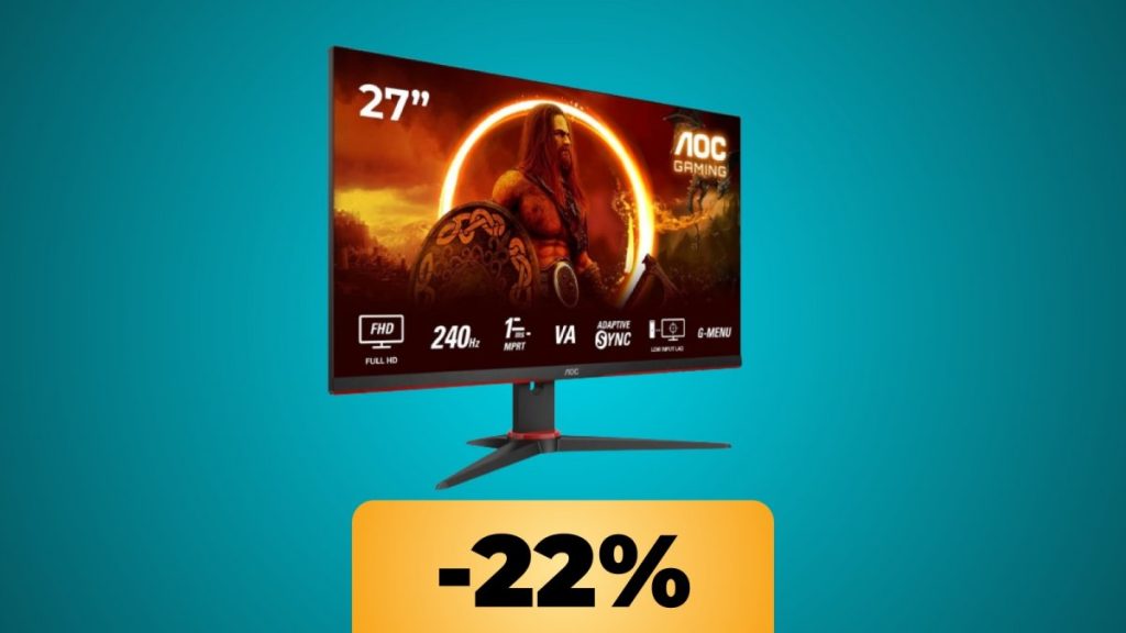 AOC 27′ gaming monitor is on sale on Amazon: You can buy it at an all-time low price