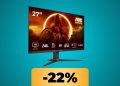 AOC 27′ gaming monitor is on sale on Amazon: You can buy it at an all-time low price AOC 27′ gaming monitor is on sale on Amazon: You can buy it at an all-time low price