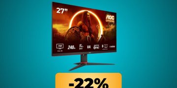 AOC 27′ gaming monitor is on sale on Amazon: You can buy it at an all-time low price