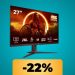 AOC 27′ gaming monitor is on sale on Amazon: You can buy it at an all-time low price