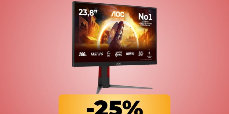AOC gaming monitor goes on sale on Amazon: price drops to historical lows