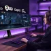 AOC shows off a widescreen QD-OLED display with a diagonal of 48.9 inches and a second, smaller display
