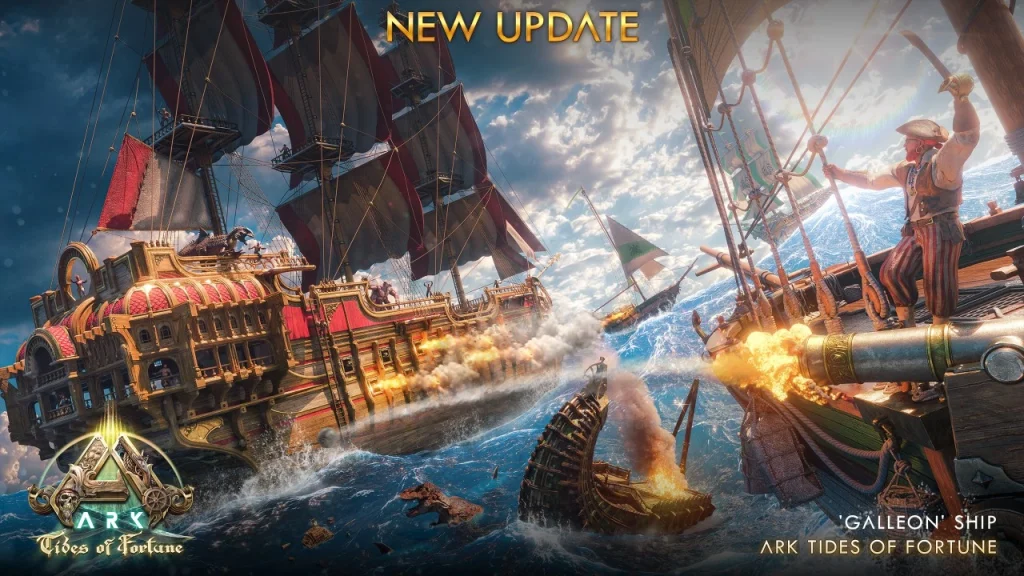 ARK: Survival Ascended Take a huge sailboat to the high seas ARK: Survival Ascended Take a huge sailboat to the high seas
