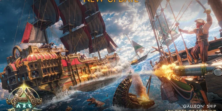 ARK: Survival Ascended Take a huge sailboat to the high seas ARK: Survival Ascended Take a huge sailboat to the high seas