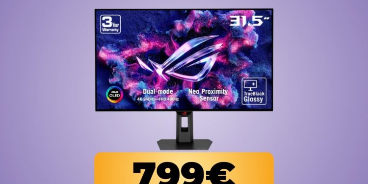 ASUS ROG Strix OLED 31.5-inch 4K Ultra HD OLED monitor returns to all-time low price on Amazon ASUS ROG Strix OLED 31.5-inch 4K Ultra HD OLED monitor returns to all-time low price on Amazon