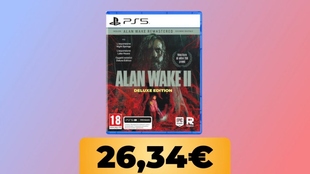 Alan Wake 2 PS5 Deluxe Edition is at an all-time low price on Amazon: Experience the suspenseful adventure