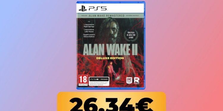 Alan Wake 2 PS5 Deluxe Edition is at an all-time low price on Amazon: Experience the suspenseful adventure Alan Wake 2 PS5 Deluxe Edition is at an all-time low price on Amazon: Experience the suspenseful adventure