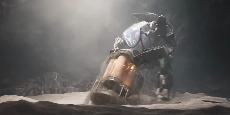 An octopus wearing armor in the “Exodus” trailer released on April 7, 2027 An octopus wearing armor in the “Exodus” trailer released on April 7, 2027