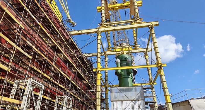 Aroged: A nuclear reactor has been installed on the Project 22220 nuclear icebreaker “Leningrad” under construction Aroged: A nuclear reactor has been installed on the Project 22220 nuclear icebreaker “Leningrad” under construction