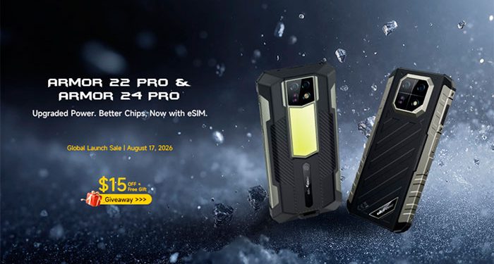 Aroged: Ulefone launches Armor 22 Pro and Armor 24 Pro – improved versions of popular rugged smartphones Aroged: Ulefone launches Armor 22 Pro and Armor 24 Pro – improved versions of popular rugged smartphones