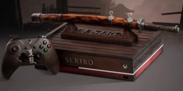 Beautiful: An exclusive Xbox One X console in the style of Sekiro: Shadows Die Twice has been listed on eBay