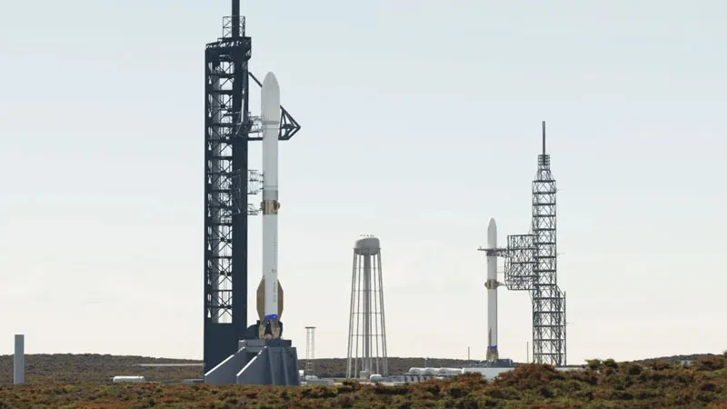 Blue Origin will immediately build two launch pads at the explosion site – for heavy and super heavy rockets Blue Origin will immediately build two launch pads at the explosion site – for heavy and super heavy rockets