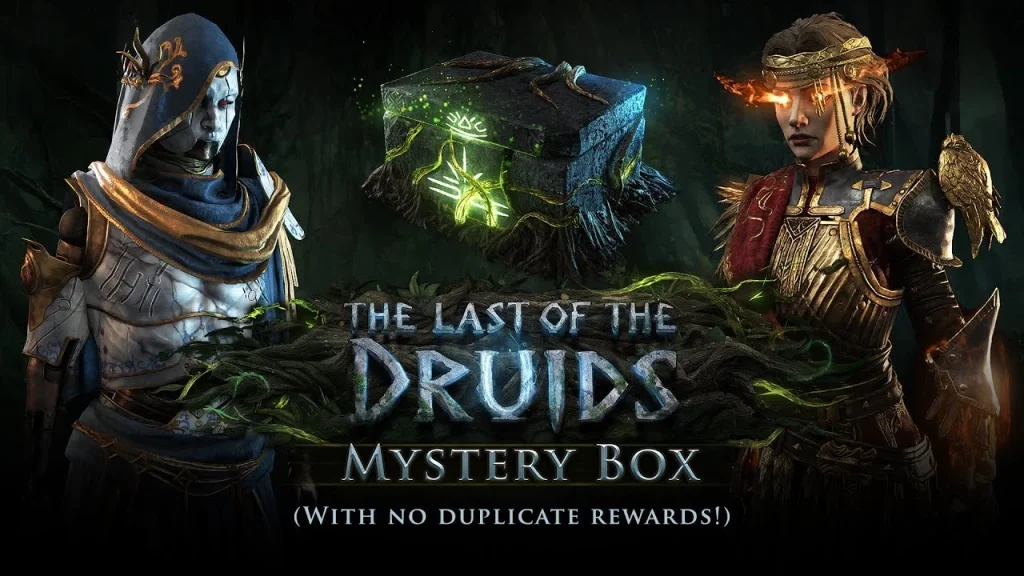 Both Path of Exile games feature over 60 new items from Druid Mystery Chests Both Path of Exile games feature over 60 new items from Druid Mystery Chests