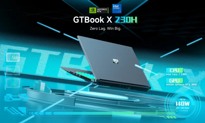 Chuwi launches GTBook X gaming laptop with Core 7 and RTX 3050, priced at 9 Chuwi launches GTBook X gaming laptop with Core 7 and RTX 3050, priced at 9