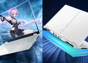 Colorful shows off a laptop with external LSS and Nvidia GeForce RTX 5060 graphics card