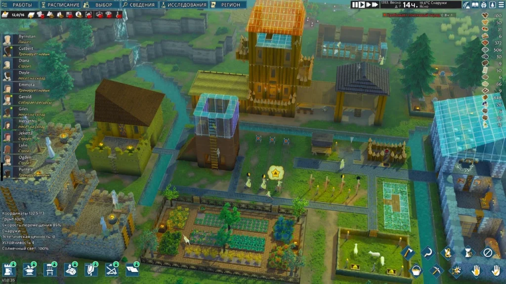 Diplomacy will be an available option in medieval simulator Go Medieval