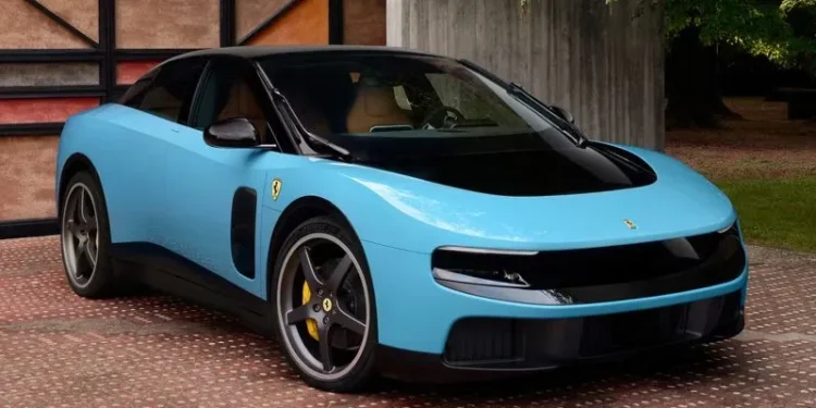 First Ferrari Luce electric car auctioned for  million