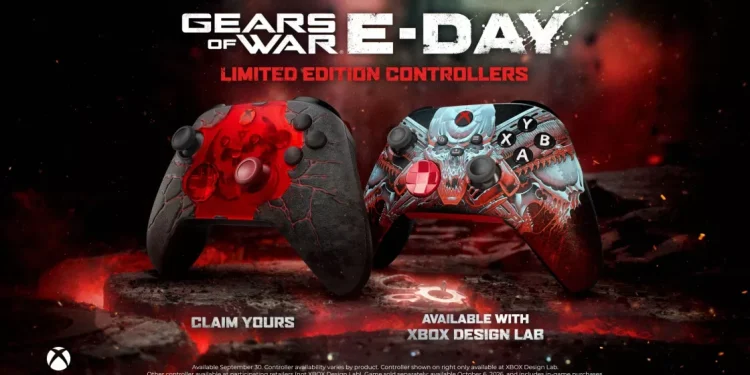 Gears of War: E-Day: Xbox launches limited edition controller and new Design Lab options Gears of War: E-Day: Xbox launches limited edition controller and new Design Lab options