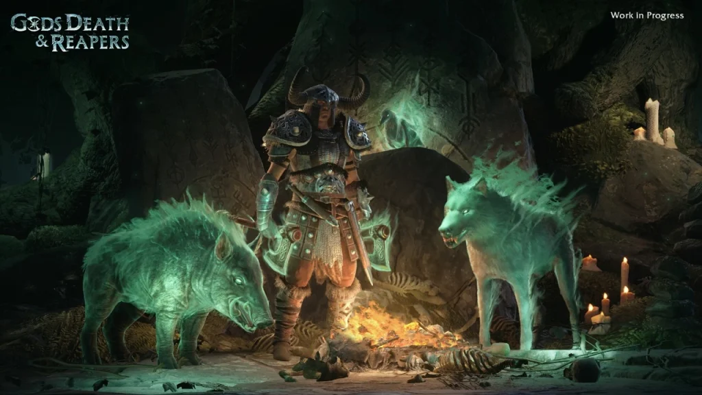 Gods, Death & Reapers will feature dual axes with gameplay that will surprise players