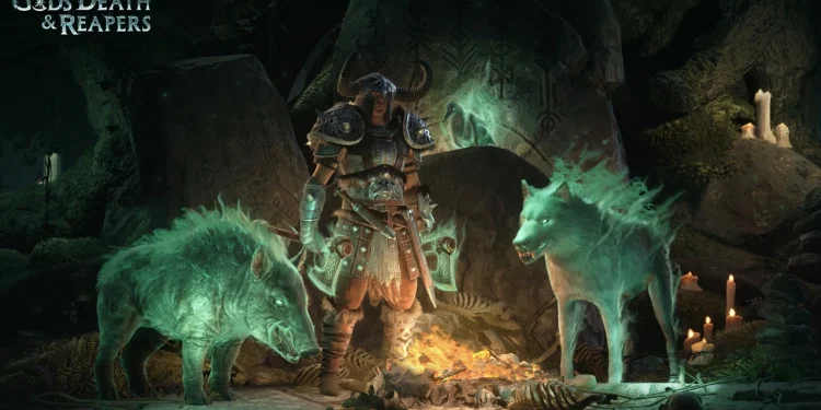 Gods, Death & Reapers will feature dual axes with gameplay that will surprise players Gods, Death & Reapers will feature dual axes with gameplay that will surprise players