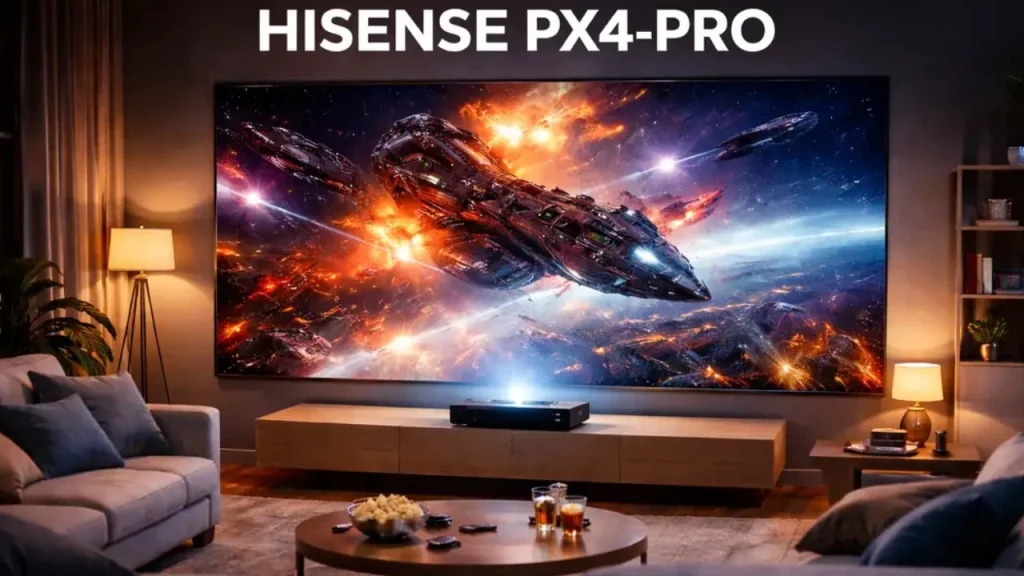 Hisense launches PX4 Pro laser projector with projection up to 200 inches