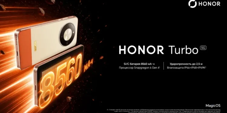 Honor Turbo smartphone with 8650 mAh battery goes on sale in Russia for 36,990 rubles