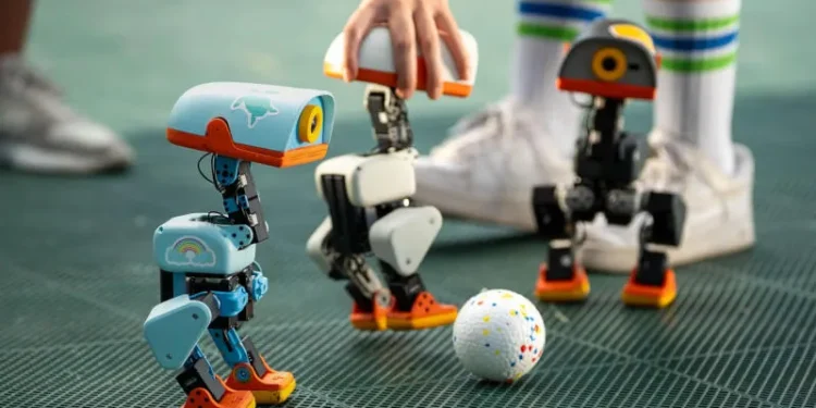 Hugging Face has released a 0 trainable robot that can sing, roller-skate, and hold things in its mouth. Hugging Face has released a 0 trainable robot that can sing, roller-skate, and hold things in its mouth.