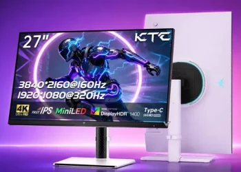KTC launches M27P6S gaming monitor with 2304-zone Mini-LED backlight and 4K@160Hz and 1080p@320Hz modes