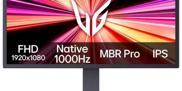 LG prices 24.5-inch Full HD 1000 Hz IPS gaming monitor UltraGear 25G590B at ,000