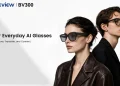 Launched Blackview BV300 smart glasses supporting AI, camera, speakers and microphones