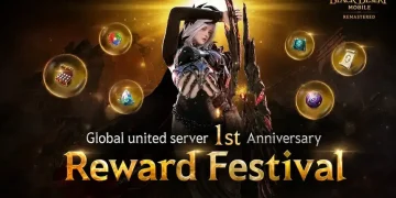 MMORPG “Black Desert Mobile” celebrates the first anniversary of server merger