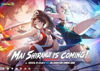 Mei Shiranui will cooperate with THE KING OF FIGHTERS ’98 to break into the MMORPG Atlan Crystal