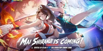 Mei Shiranui will cooperate with THE KING OF FIGHTERS ’98 to break into the MMORPG Atlan Crystal