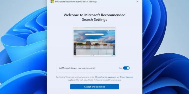 Microsoft launches an app to make Bing the default search in all browsers
