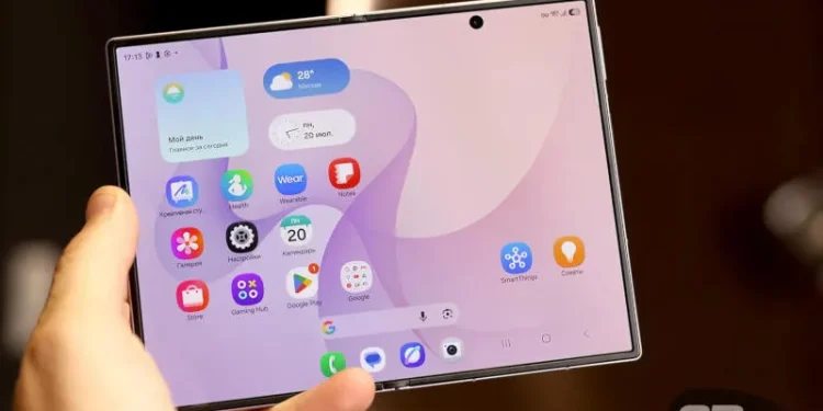 Samsung is preparing a wider smartphone than the Galaxy Z Fold8