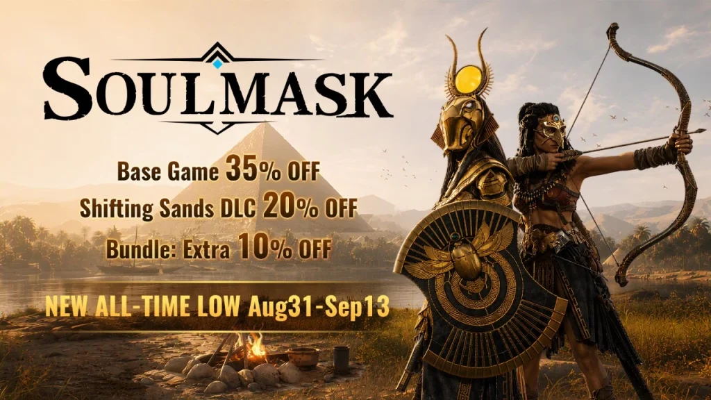 Soulmask will complete the story of Quicksand with a massive Beyond Gravity update