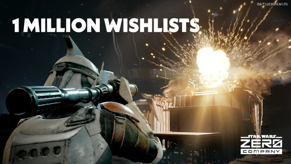 Star Wars Zero Company about the Clone Wars hits a million wish lists Star Wars Zero Company about the Clone Wars hits a million wish lists