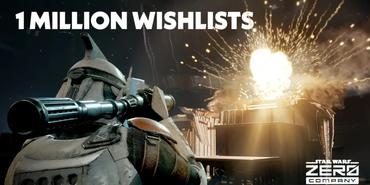 Star Wars Zero Company about the Clone Wars hits a million wish lists