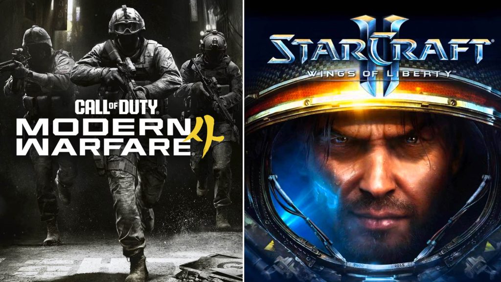 StarCraft II poster appears in the beta version of Call of Duty: Modern Warfare 4