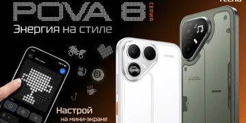 Tecno Pova 8 and Pova 8 Pro smartphones with rear pixel display launched in Russia