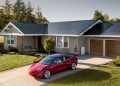 Tesla has stopped producing roof tiles that harness sunlight to generate electricity. Tesla has stopped producing roof tiles that harness sunlight to generate electricity.