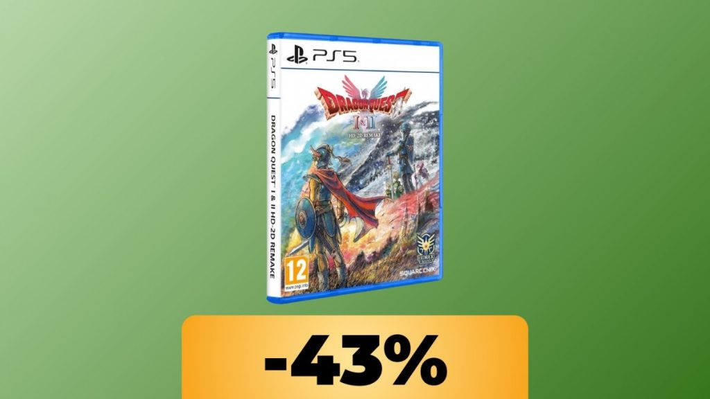 The PlayStation 5 version of “Dragon Quest I & II HD-2D Remastered Edition” has an all-time low price on Amazon