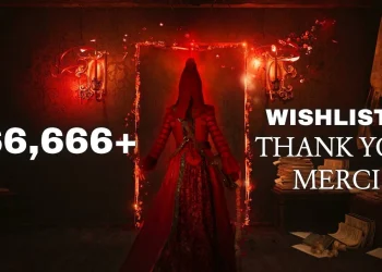 The author of 1666: Amsterdam decided to remind himself: 666,666 people have added this game to their wishlist