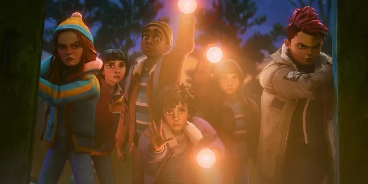 The first trailer for the sequel to the animated “Stranger Things: Story of ’85”