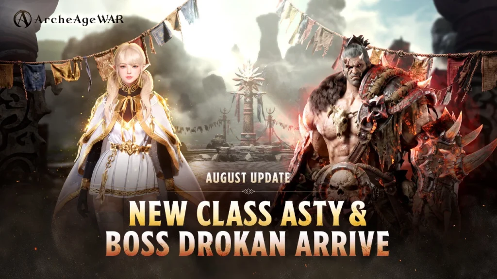 The highest-level mount “Guardian Vinuat” and the mythical boss Drokan have been added to the war in ancient times.