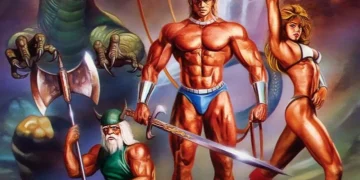 The legendary golden ax is now a cartoon – but not in the style of a Boris Vallejo painting The legendary golden ax is now a cartoon – but not in the style of a Boris Vallejo painting