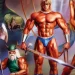 The legendary golden ax is now a cartoon – but not in the style of a Boris Vallejo painting The legendary golden ax is now a cartoon – but not in the style of a Boris Vallejo painting