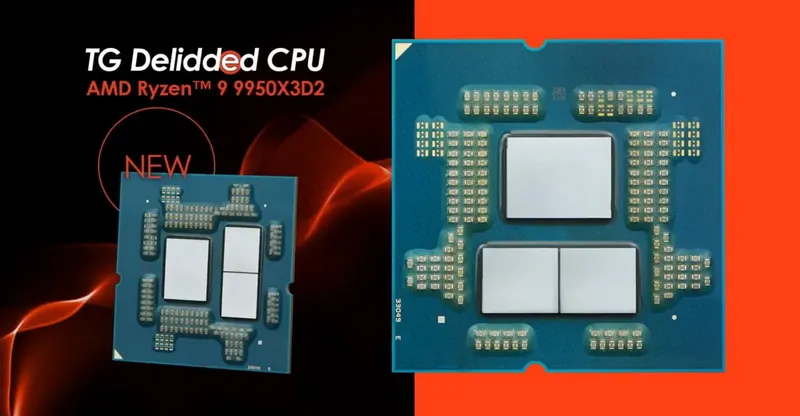 Thermal Grizzly starts selling AMD Ryzen 9 9950X3D2 for ,400