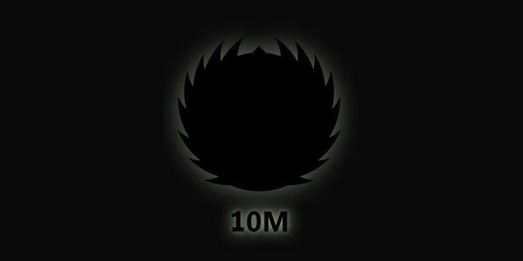 What does the Xbox icon with 10 million Gamerscore points look like?