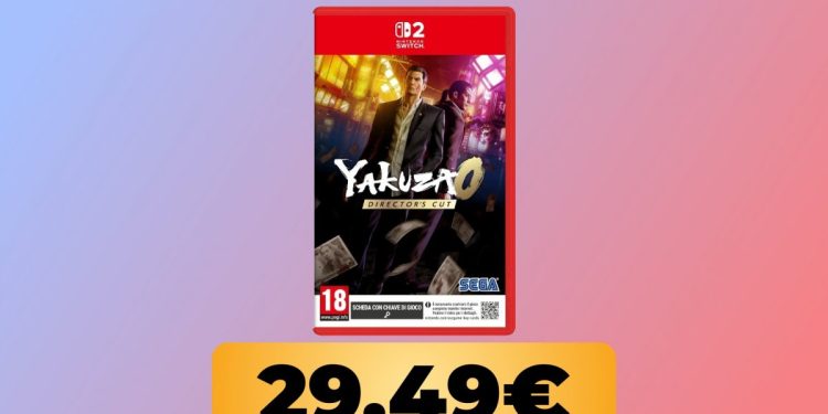 Yakuza 0 Director’s Cut Nintendo Switch 2 costa 20 € in meno su Amazon Yakuza 0 Director’s Cut Nintendo Switch 2 costa 20 € in meno su Amazon